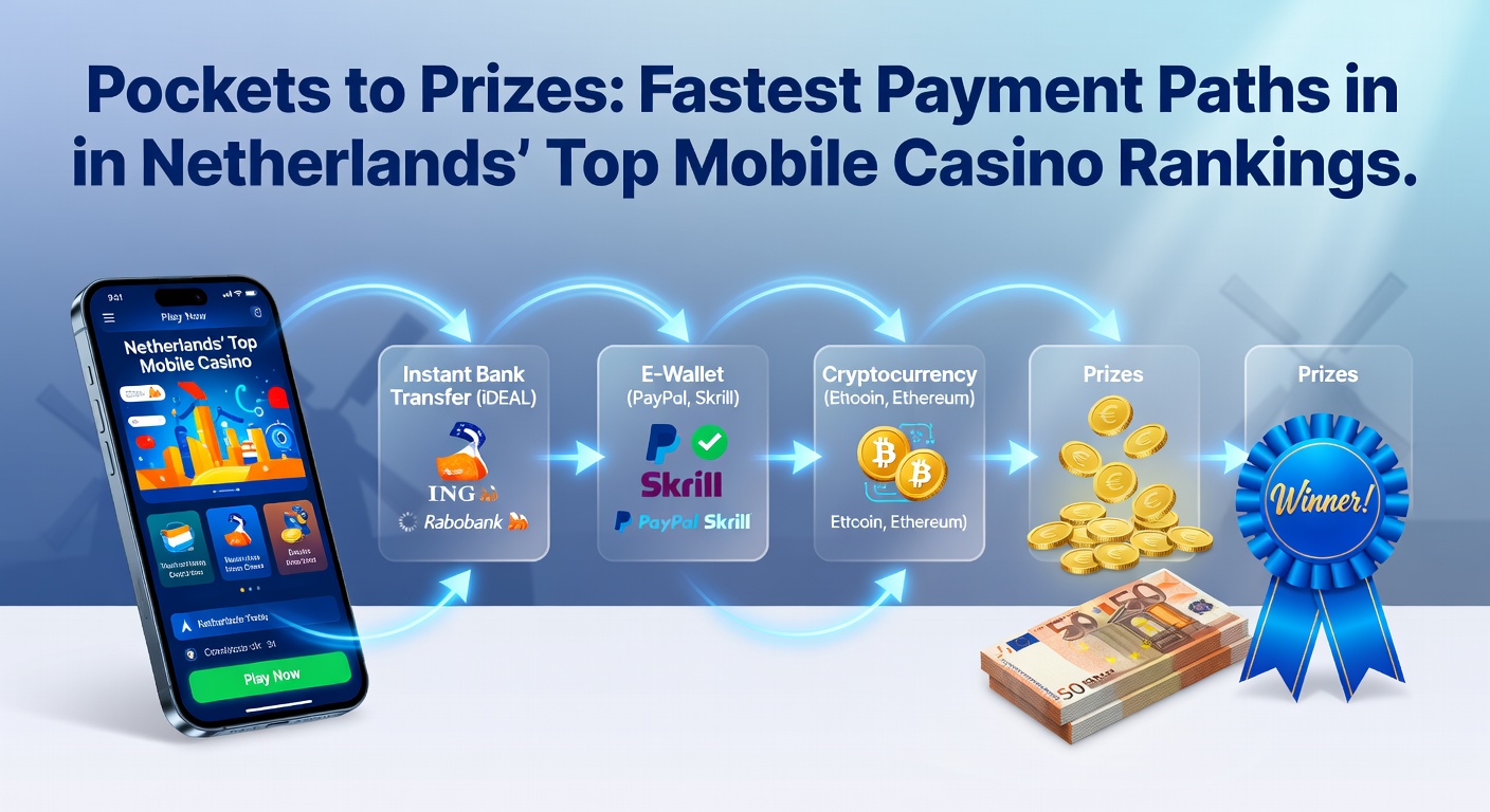 Overzicht van mobiele casino-apps met iDEAL-betaalknoppen en snelle uitbetalingsiconen op een smartphone-scherm