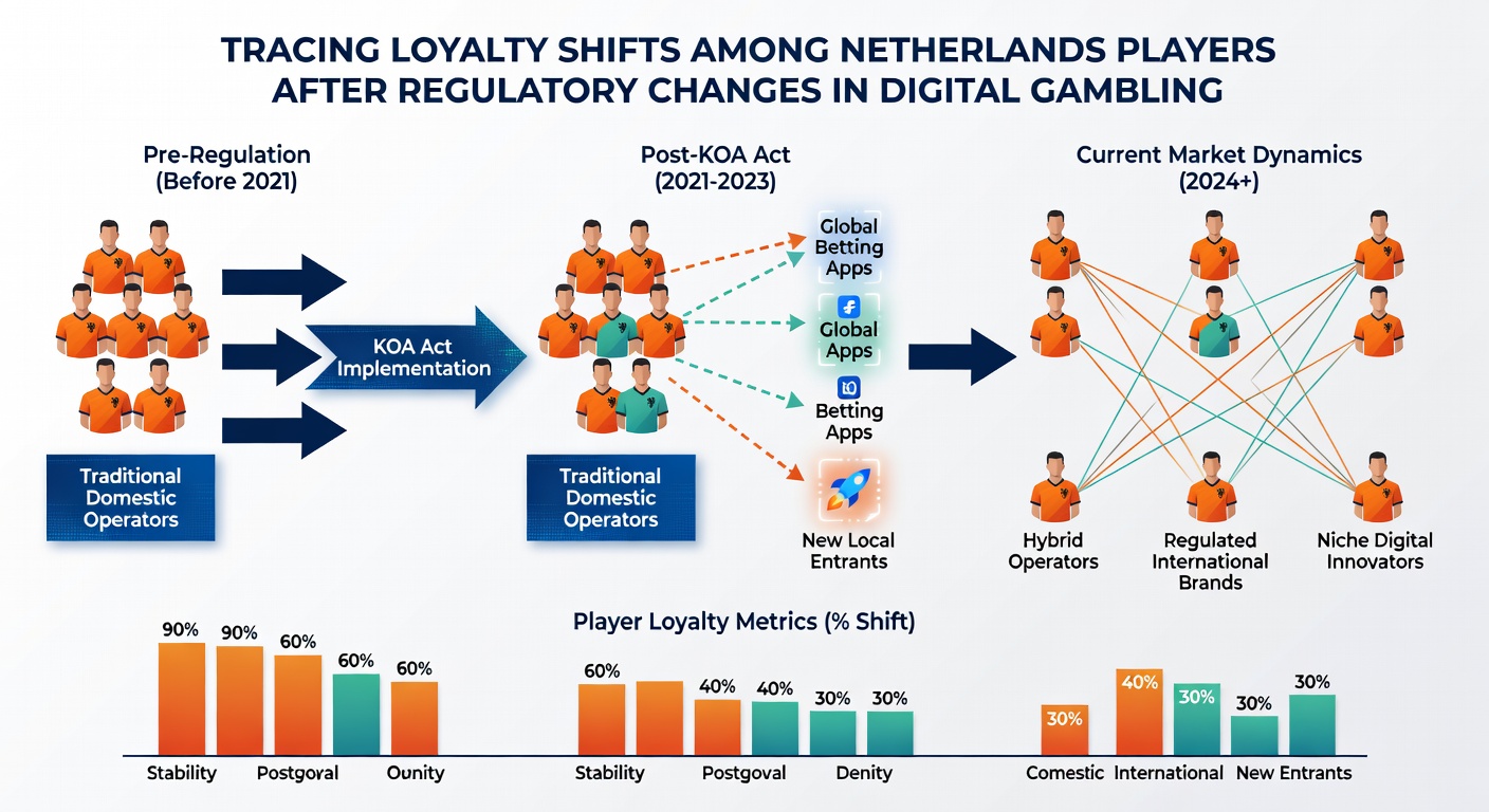 Analyse van spelersgedrag en migratiepatronen in de Nederlandse gokmarkt post-regulatie